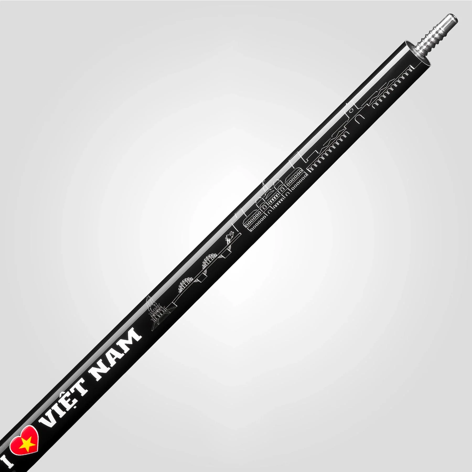 VOYAGER VIETNAM POOL CUE - BLACK - WRAPLESS - Image 4