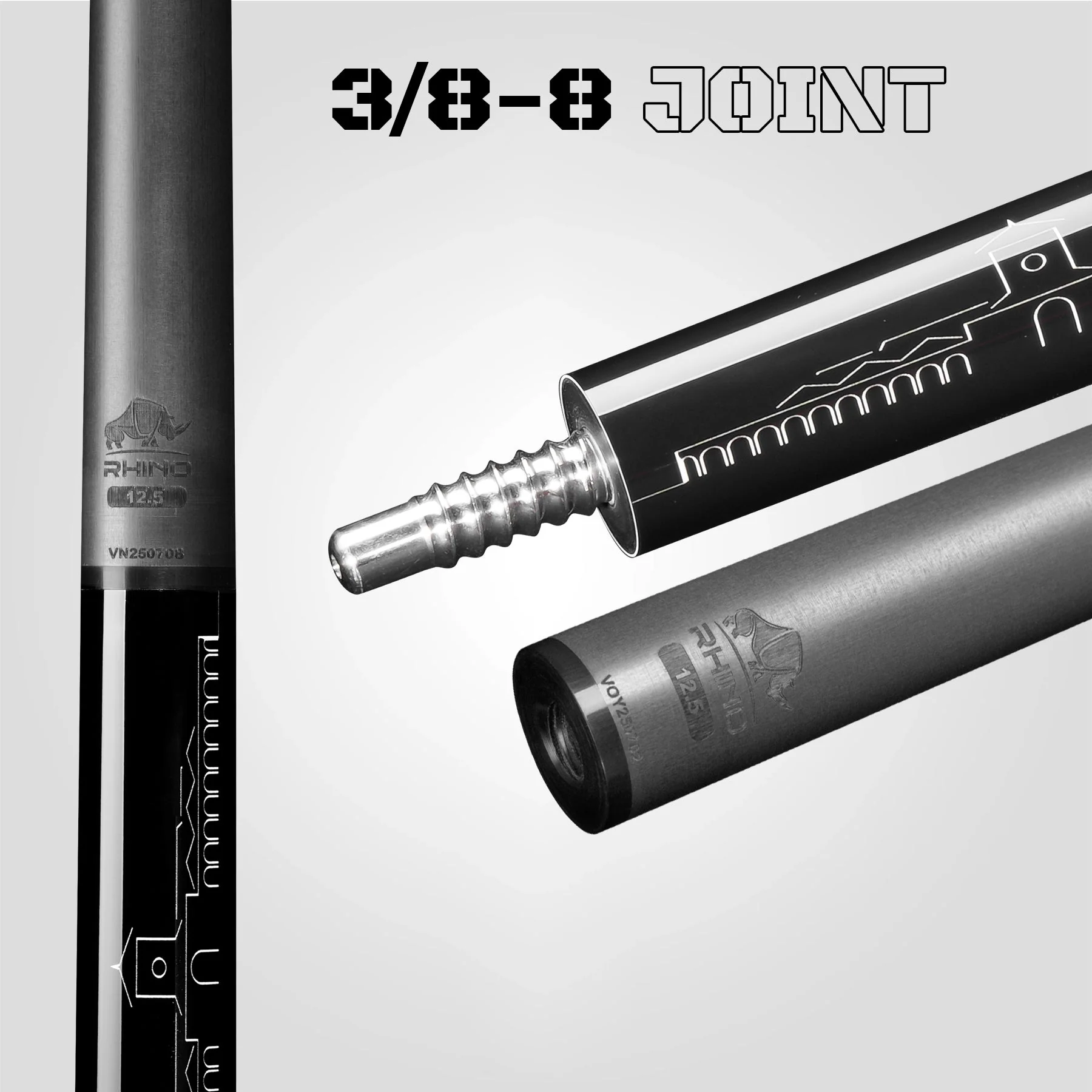 VOYAGER VIETNAM POOL CUE - BLACK - WRAPLESS - Image 7