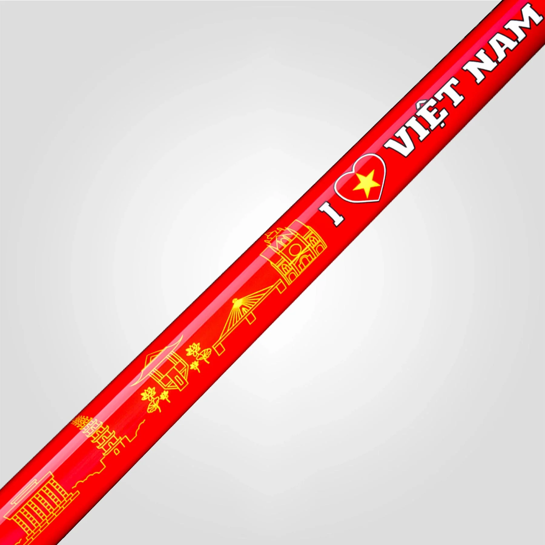 VOYAGER VIETNAM POOL CUE - RED - WRAPLESS - Image 6