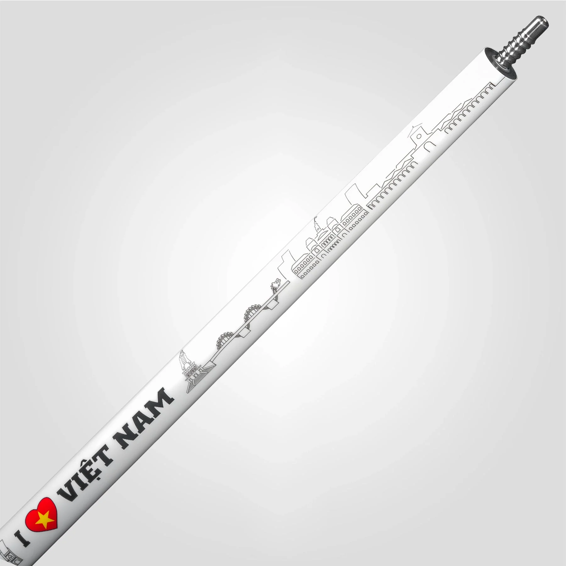 VOYAGER VIETNAM POOL CUE - WHITE - WRAPLESS - Image 4
