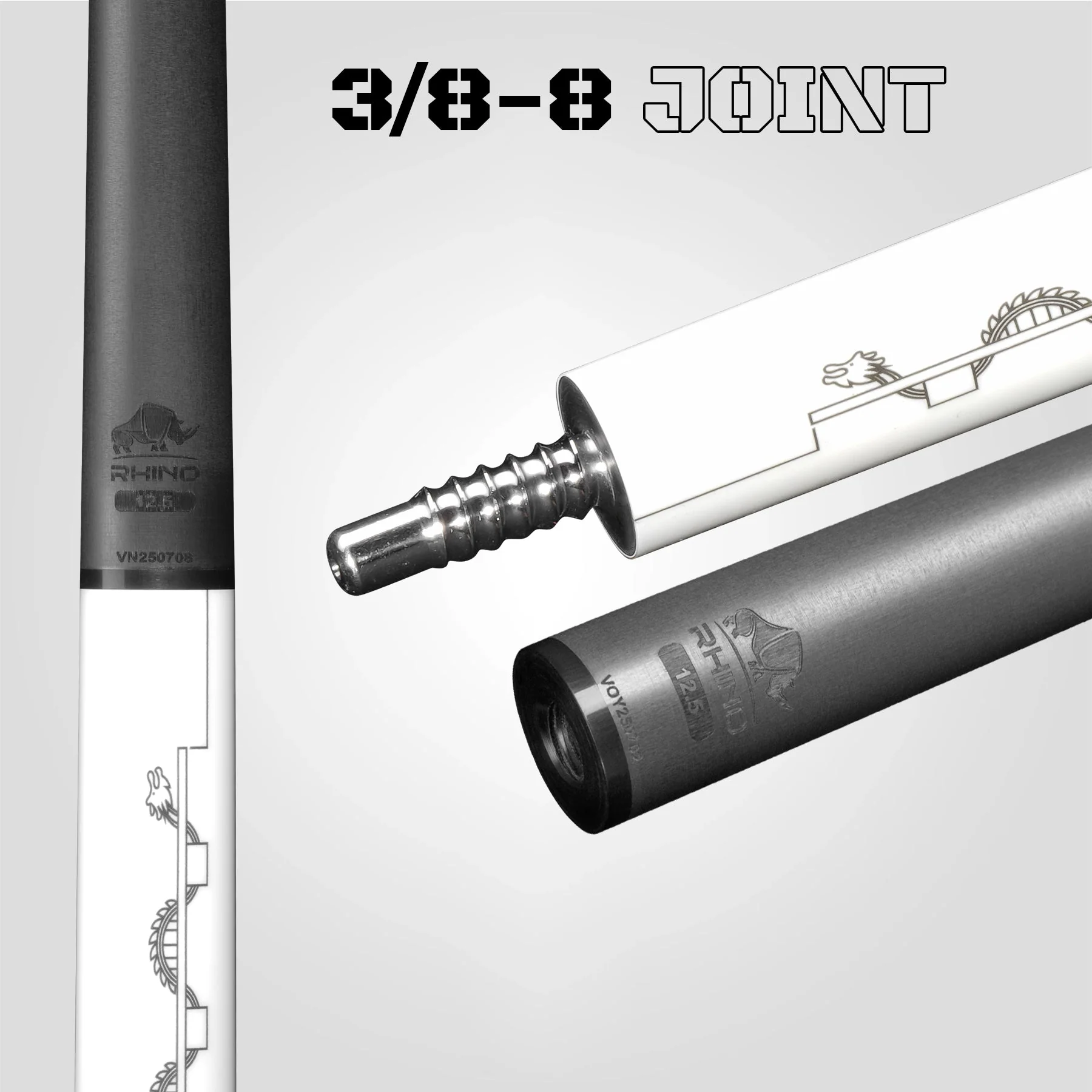 VOYAGER VIETNAM POOL CUE - WHITE - SPORT WRAP - Image 7