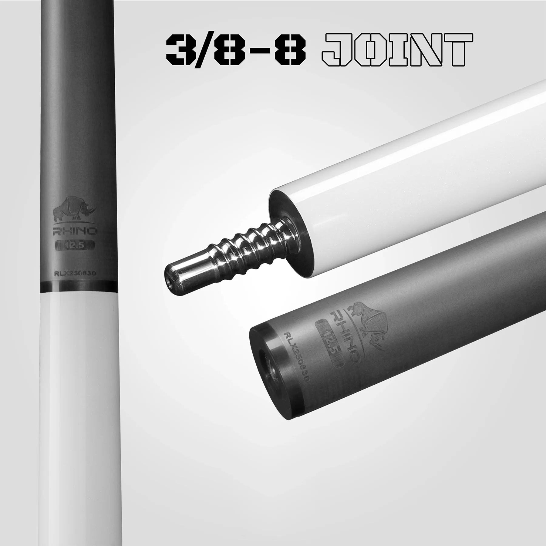 LUMINAX POOL CUE - WHITE PEARL - SPORT WRAP - Image 7