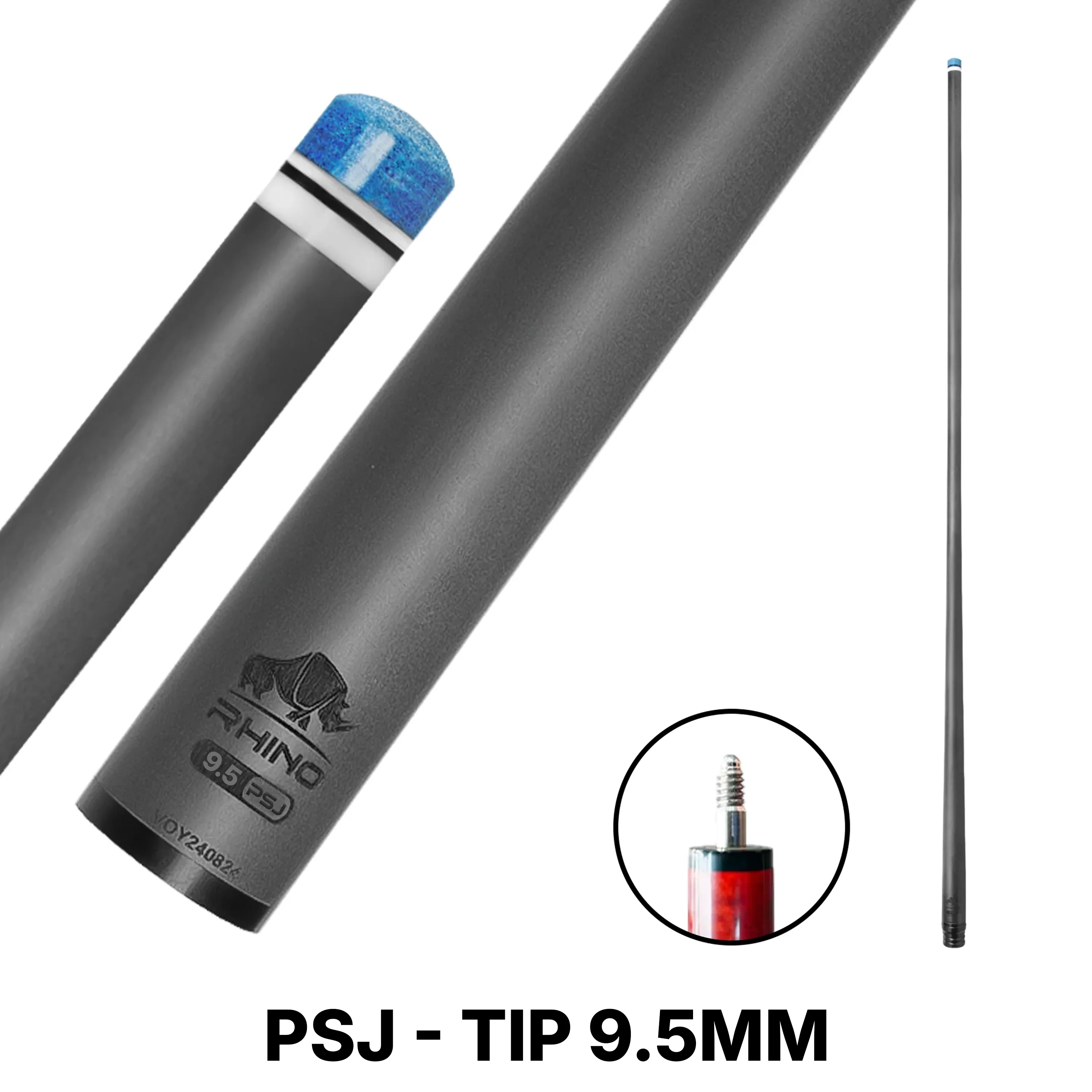 Rhino - 30" / Speed Joint (PSJ) Carbon Pool Cue Single Shaft - Image 16
