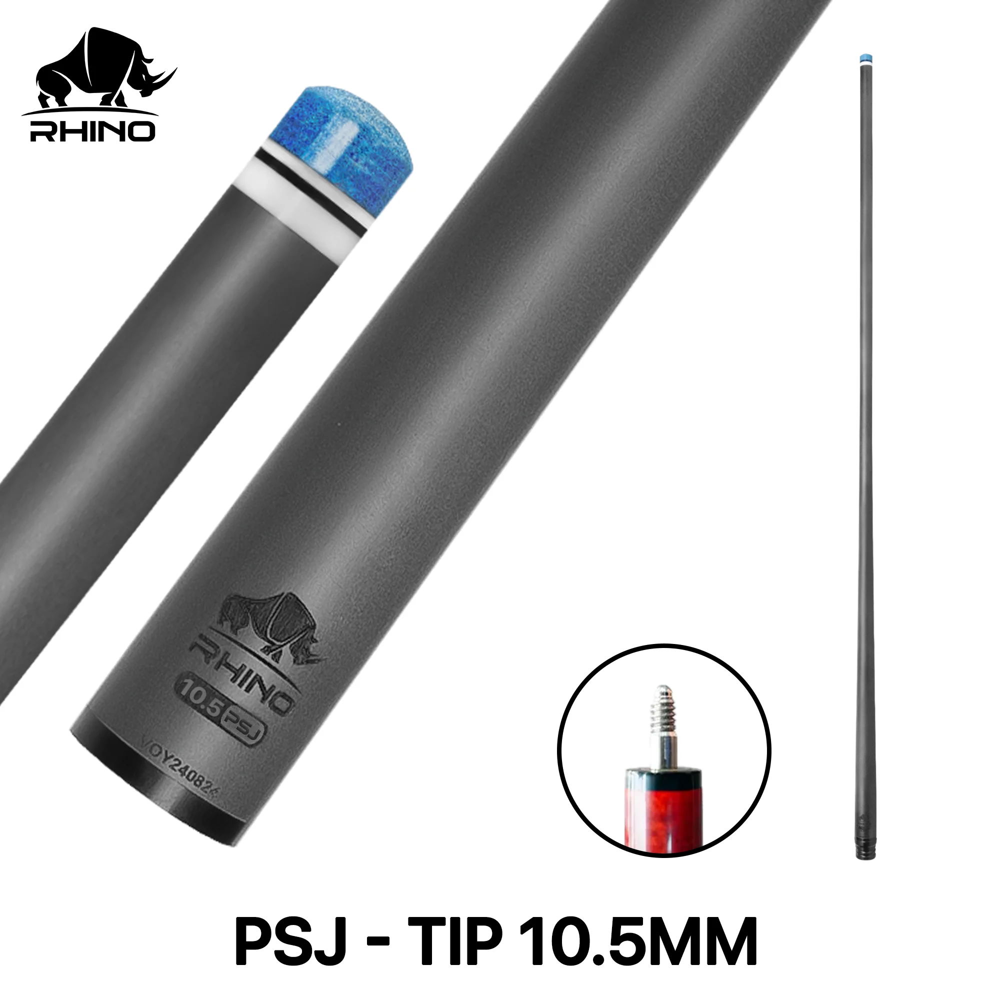 Rhino - 30" / Speed Joint (PSJ) Carbon Pool Cue Single Shaft - Image 7