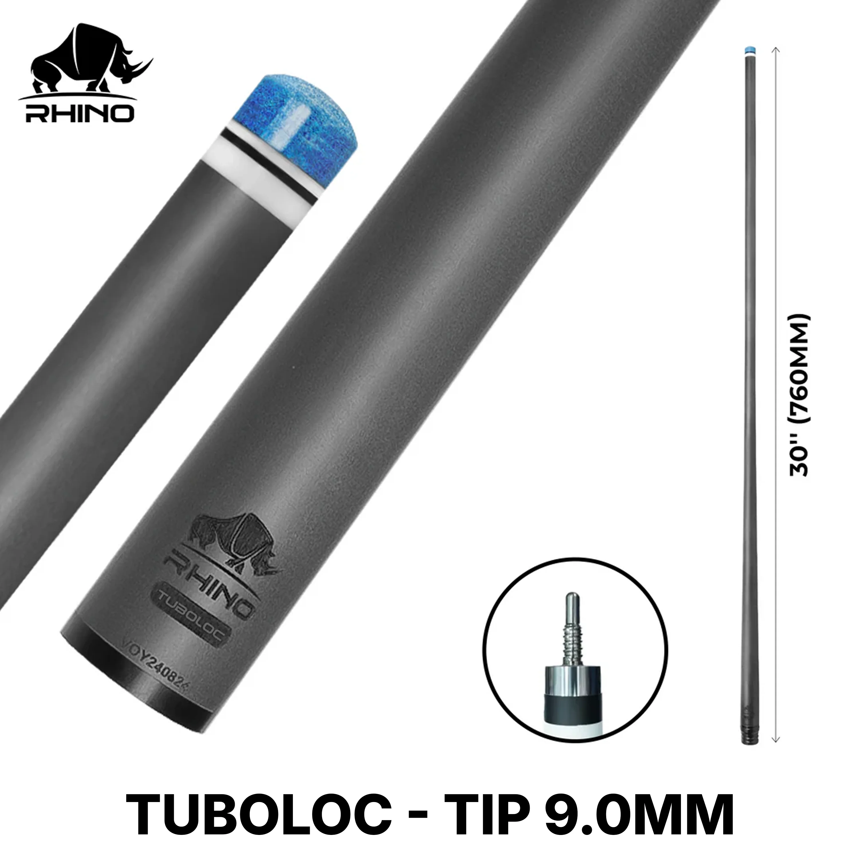 Rhino - 30" / Tuboloc Carbon Pool Cue Single Shaft - Image 17