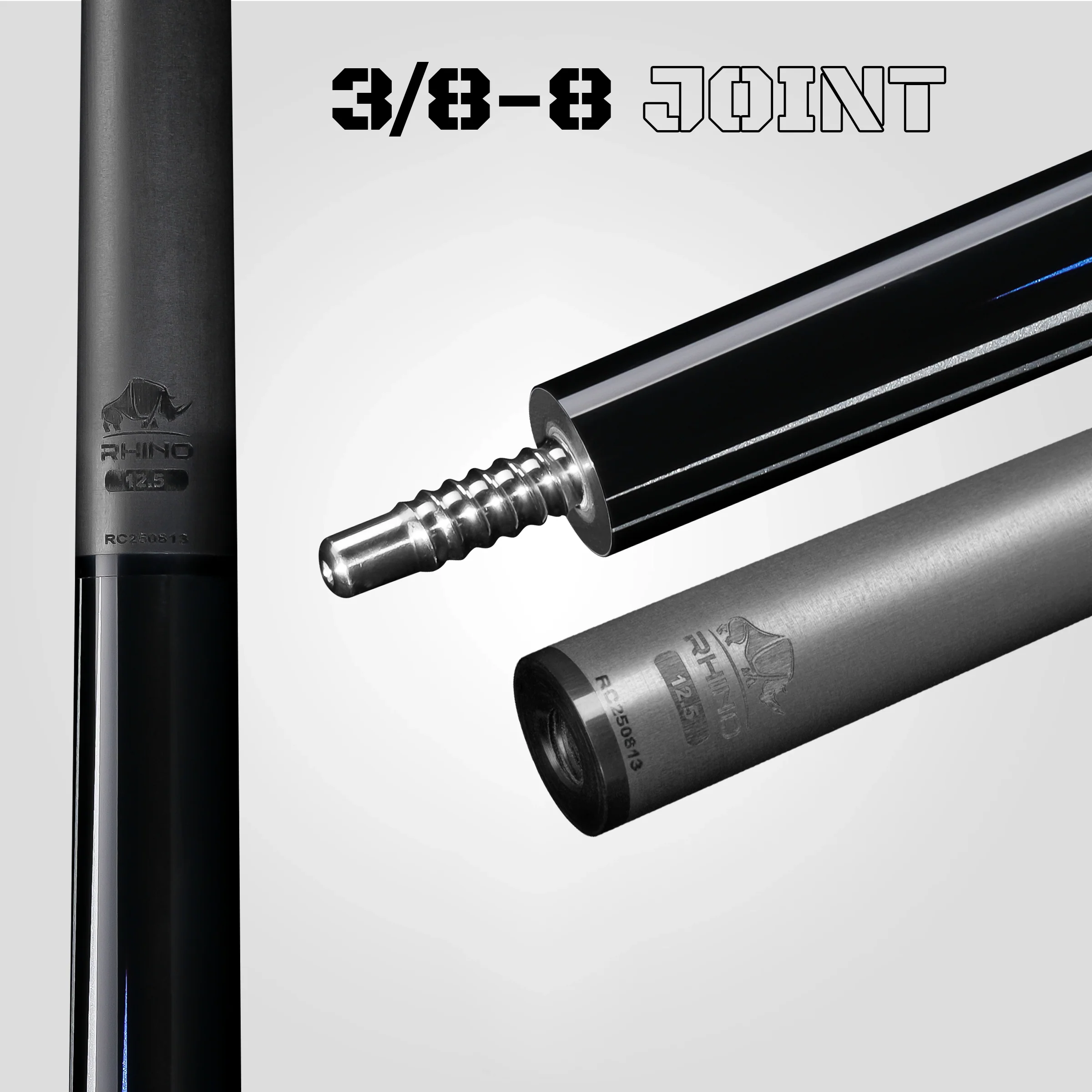 RHINO RACING POOL CUE - VELOCITY BLUE - SPORT WRAP - Image 7