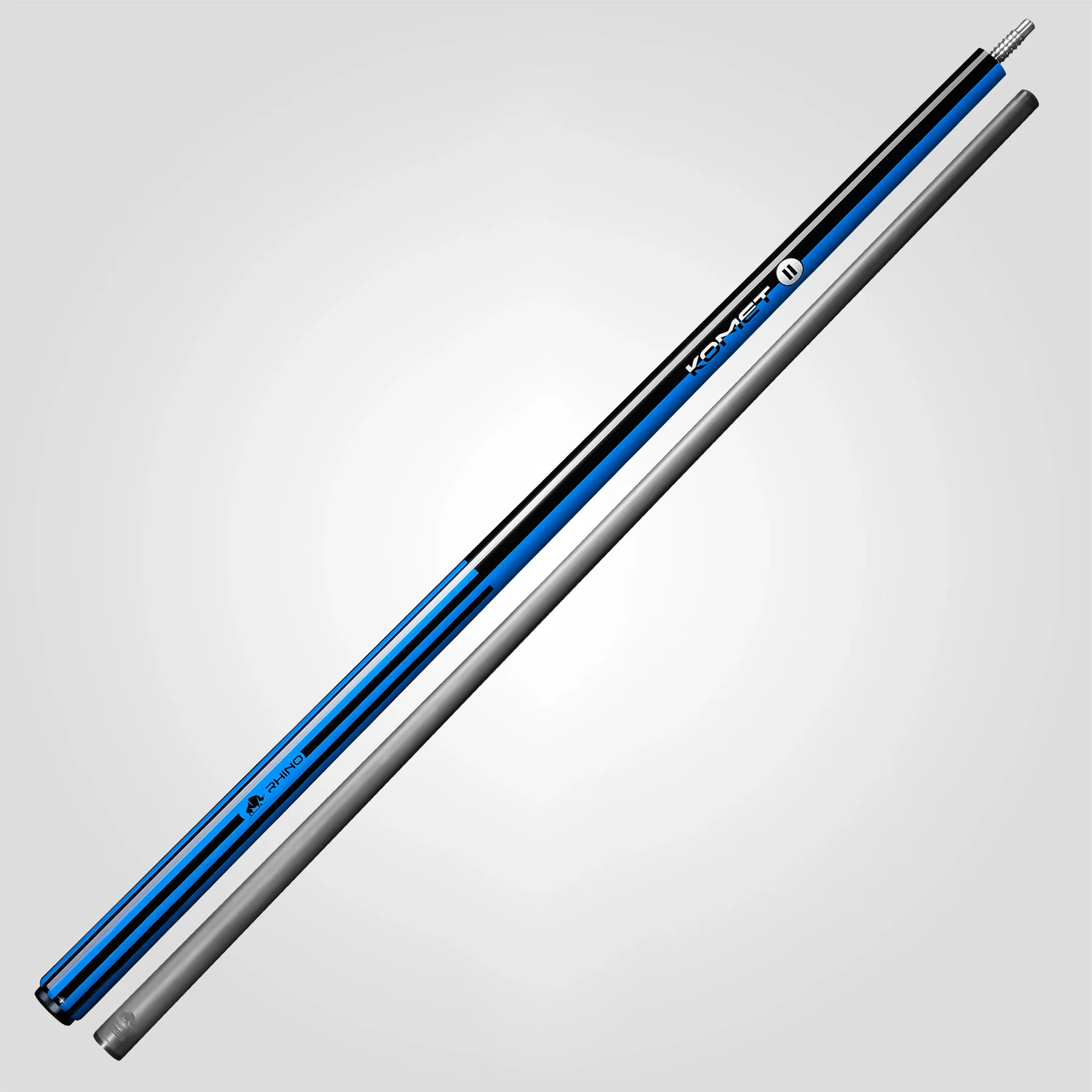 RHINO KOMET II Break Cue - Black & Blue - Image 2