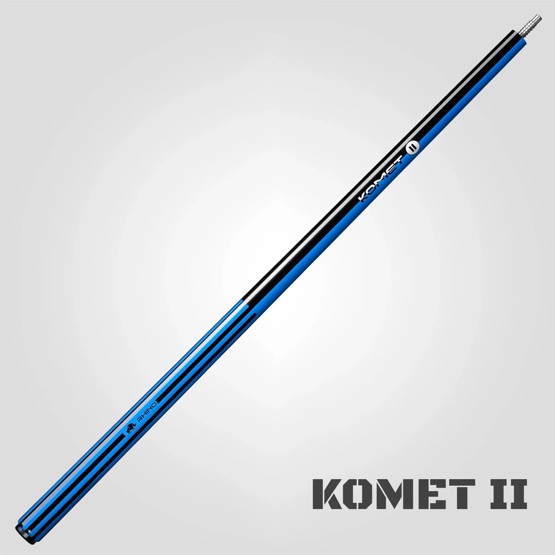 RHINO KOMET II Break Cue - Black & Blue - Image 3