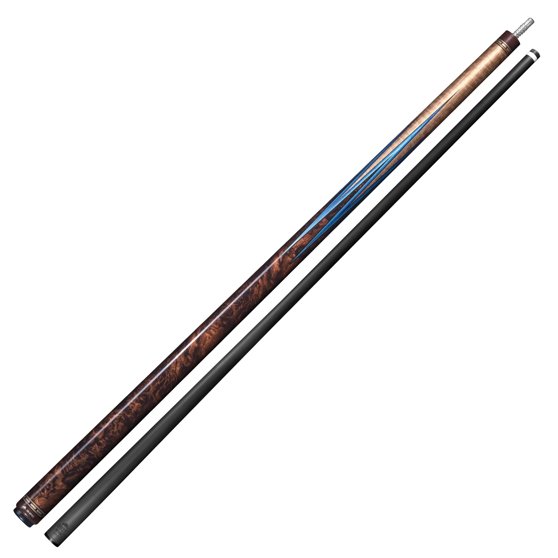 RHINO MUST POOL CUE - MU1 BURL BLUEPOINT - Image 2