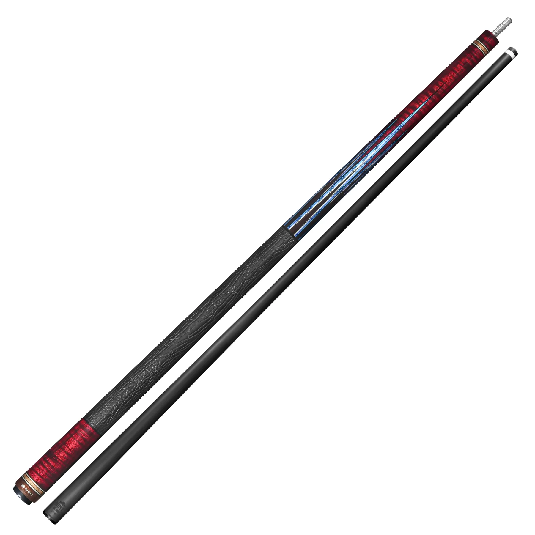 RHINO MUST POOL CUE - MU3 CRIMSON BLUEPOINT - Image 2