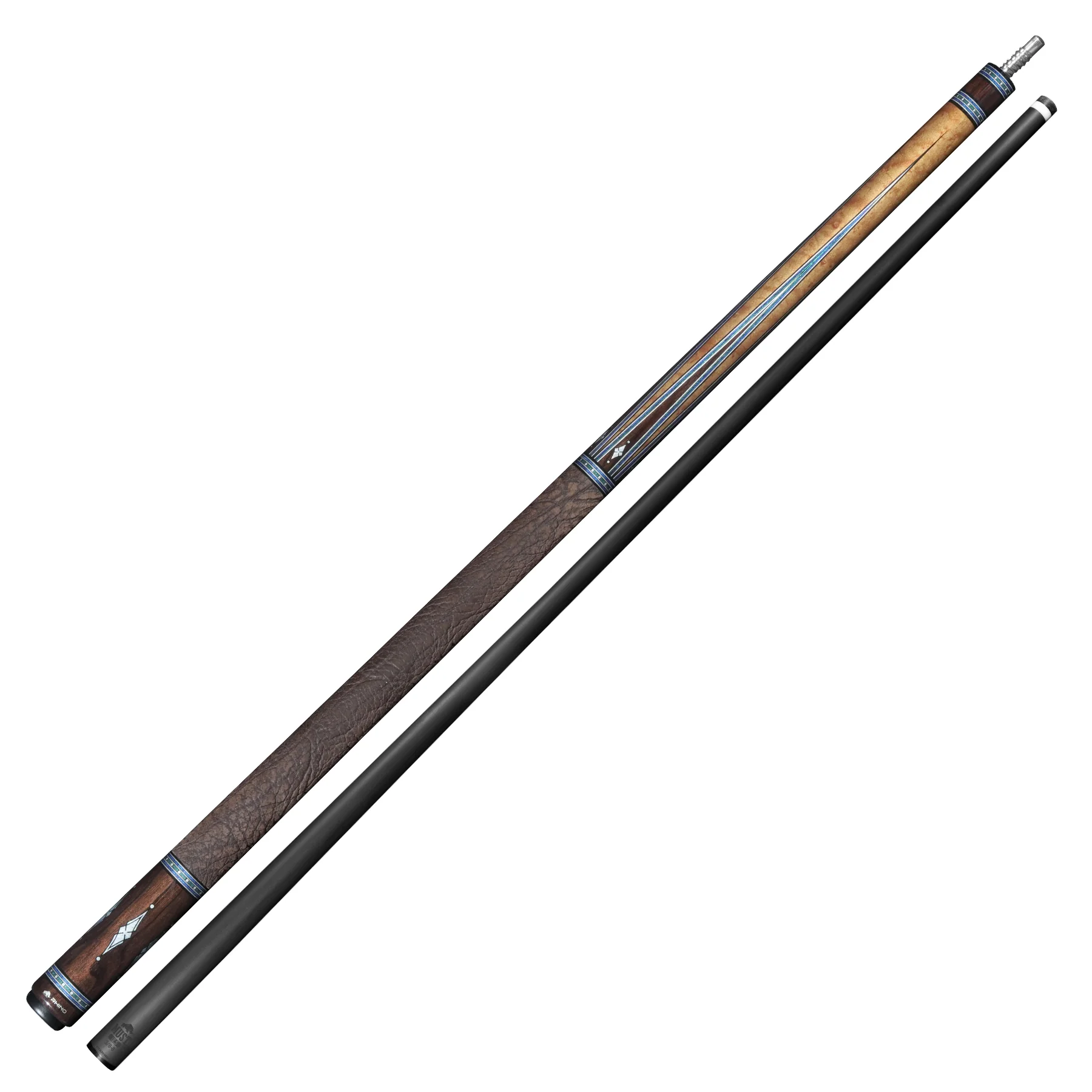 RHINO MUST POOL CUE - MU5 MAPLE AZURE INLAY - Image 2