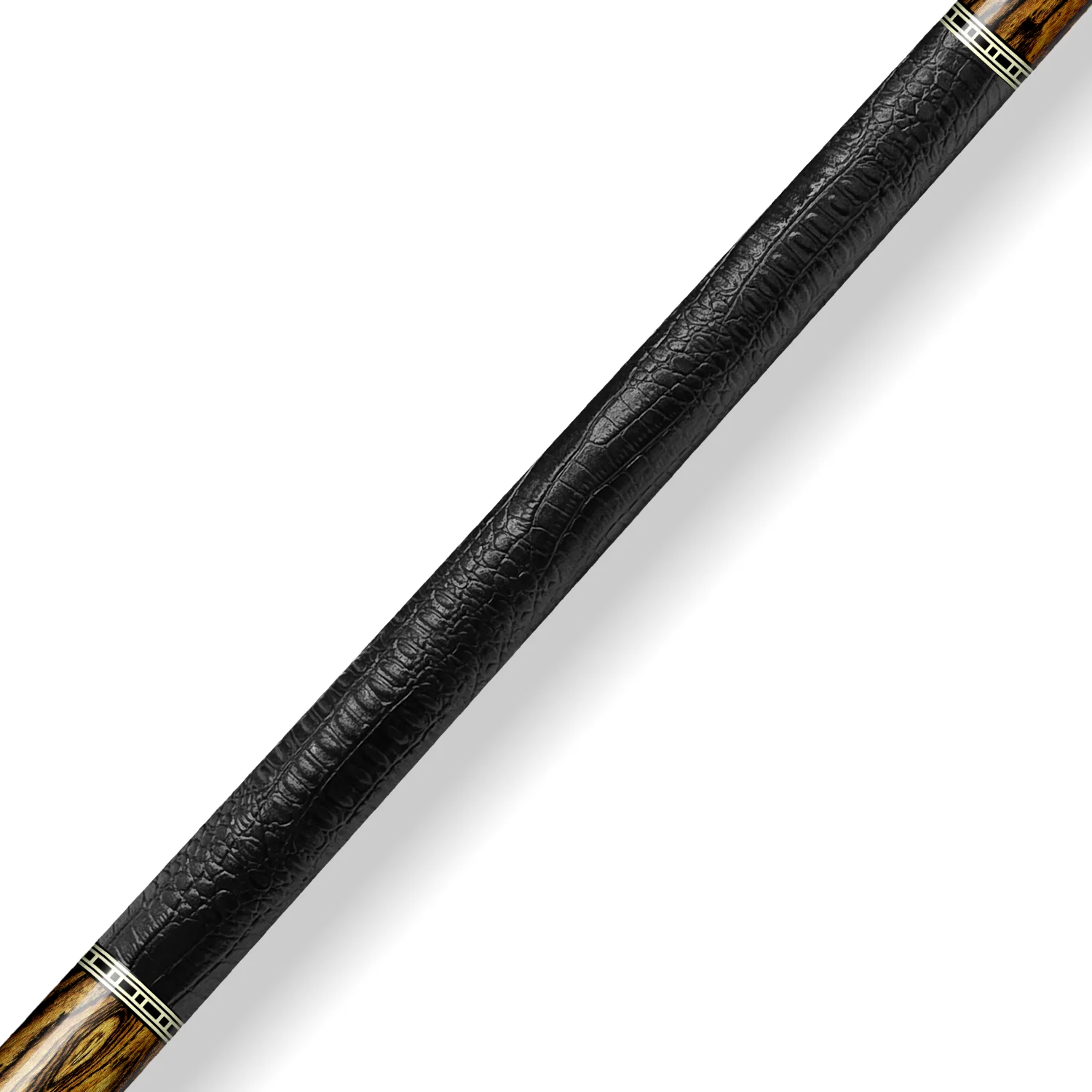 Rhino RETRÔ Cue Butt - Bocote - Crocodile Embossed Microfiber Leather Wrap - Image 3