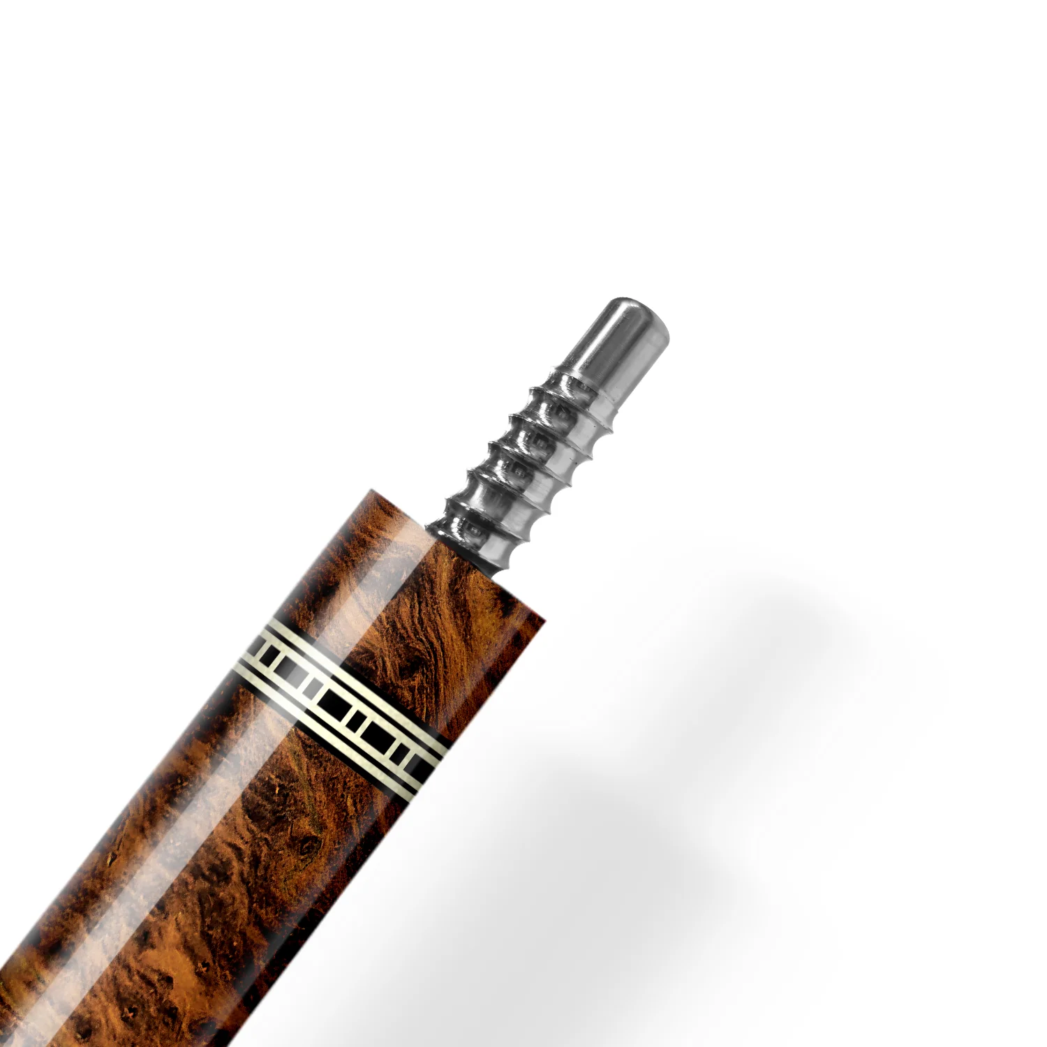 Rhino RETRÔ Cue Butt - Thuya - Crocodile Embossed Microfiber Leather Wrap - Image 5