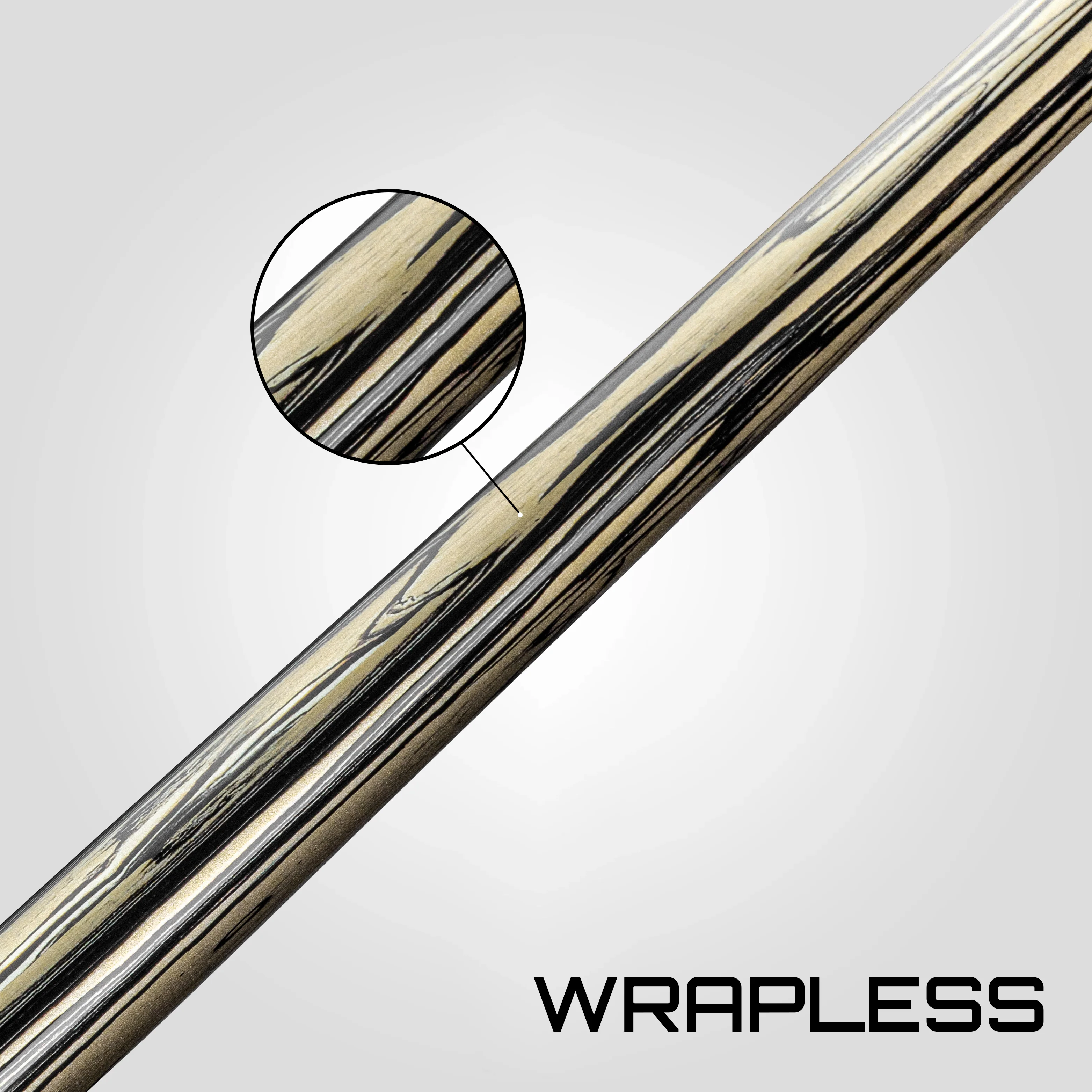 Rhino RETRÔ Pool Cue - Pale Moon Ebony - Wrapless - Image 5