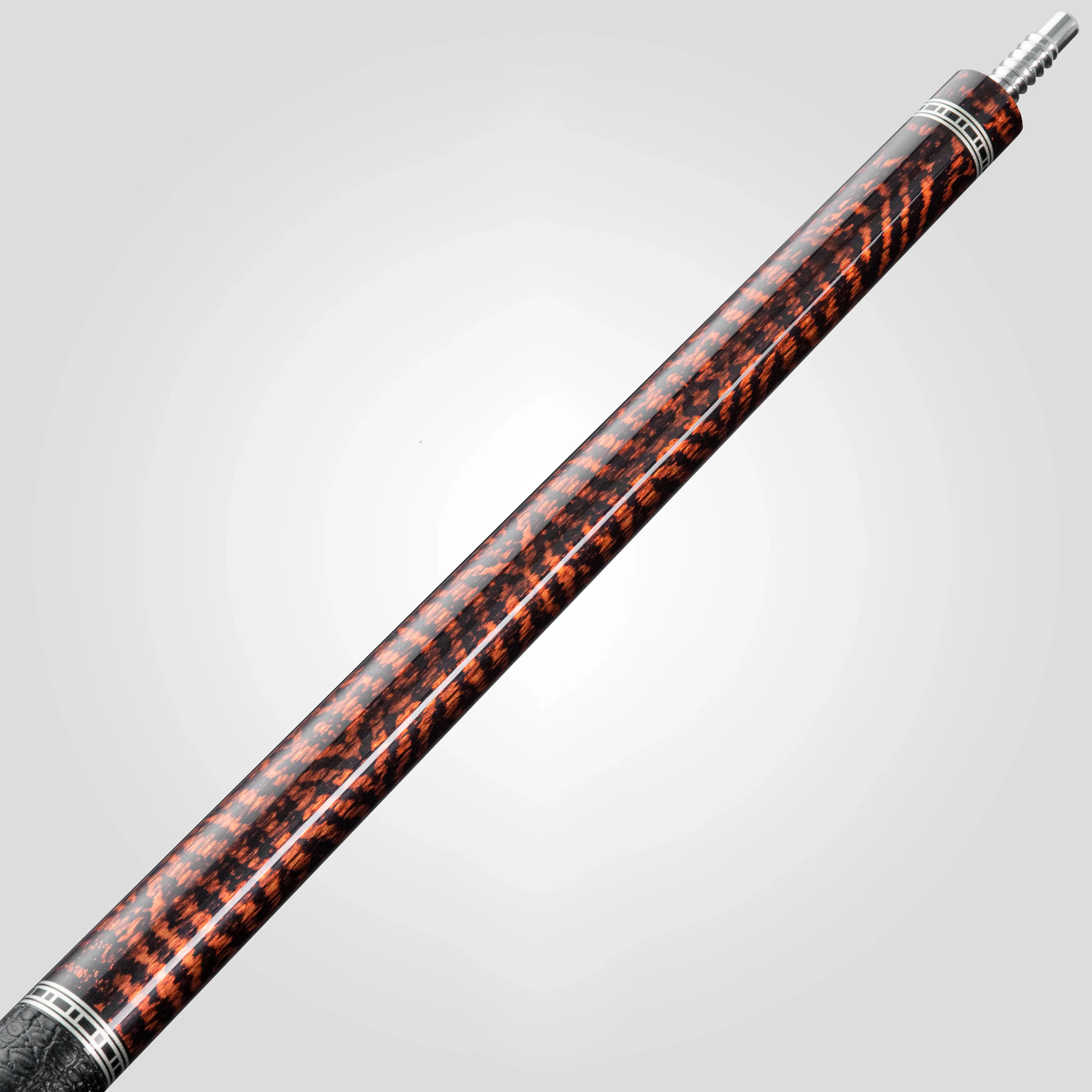 Rhino RETRÔ Pool Cue - Snake - Crocodile Embossed Microfiber Leather Wrap - Image 4