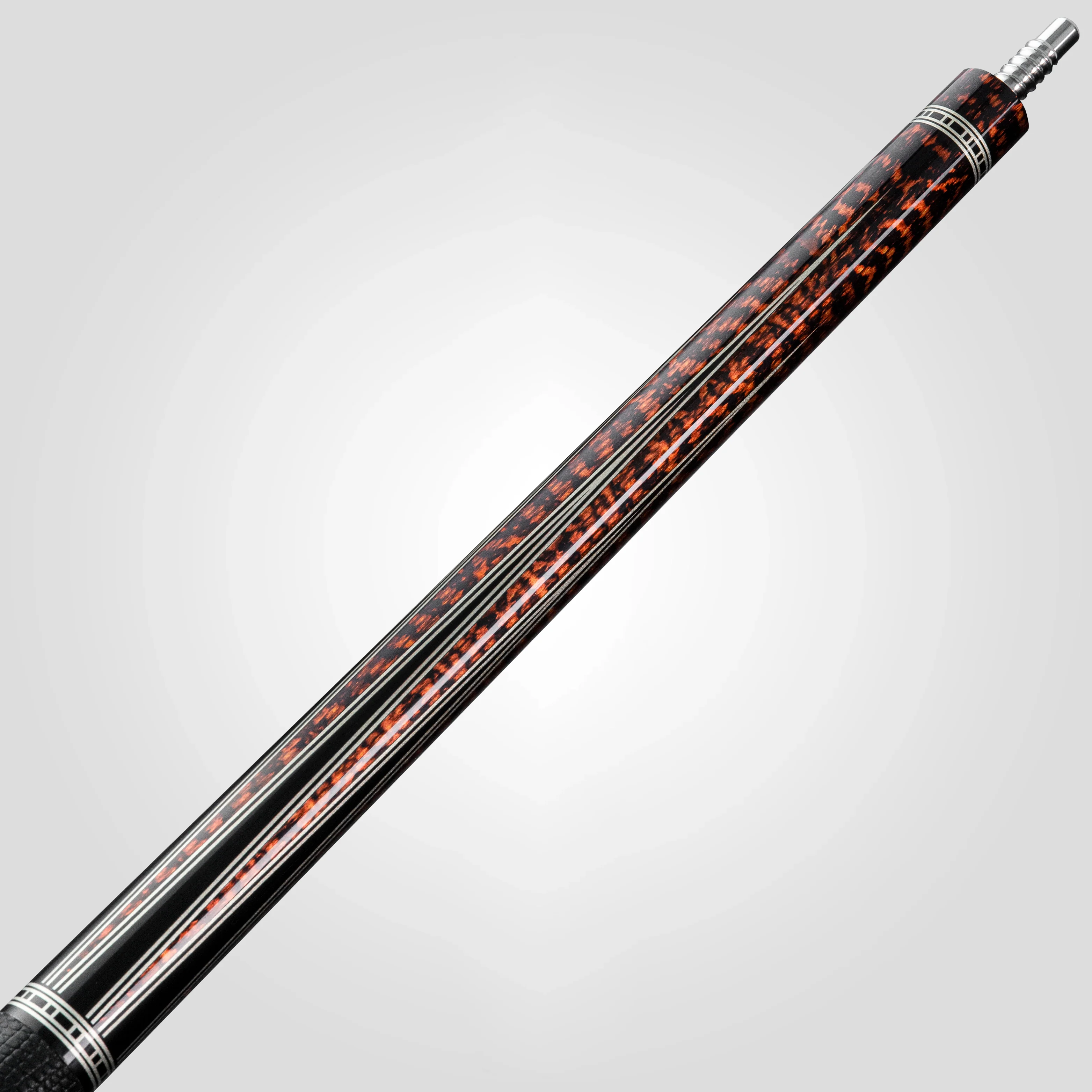 Rhino RETRÔ Pool Cue - Snake - Lizard Embossed Microfiber Leather Wrap & Point - Image 4