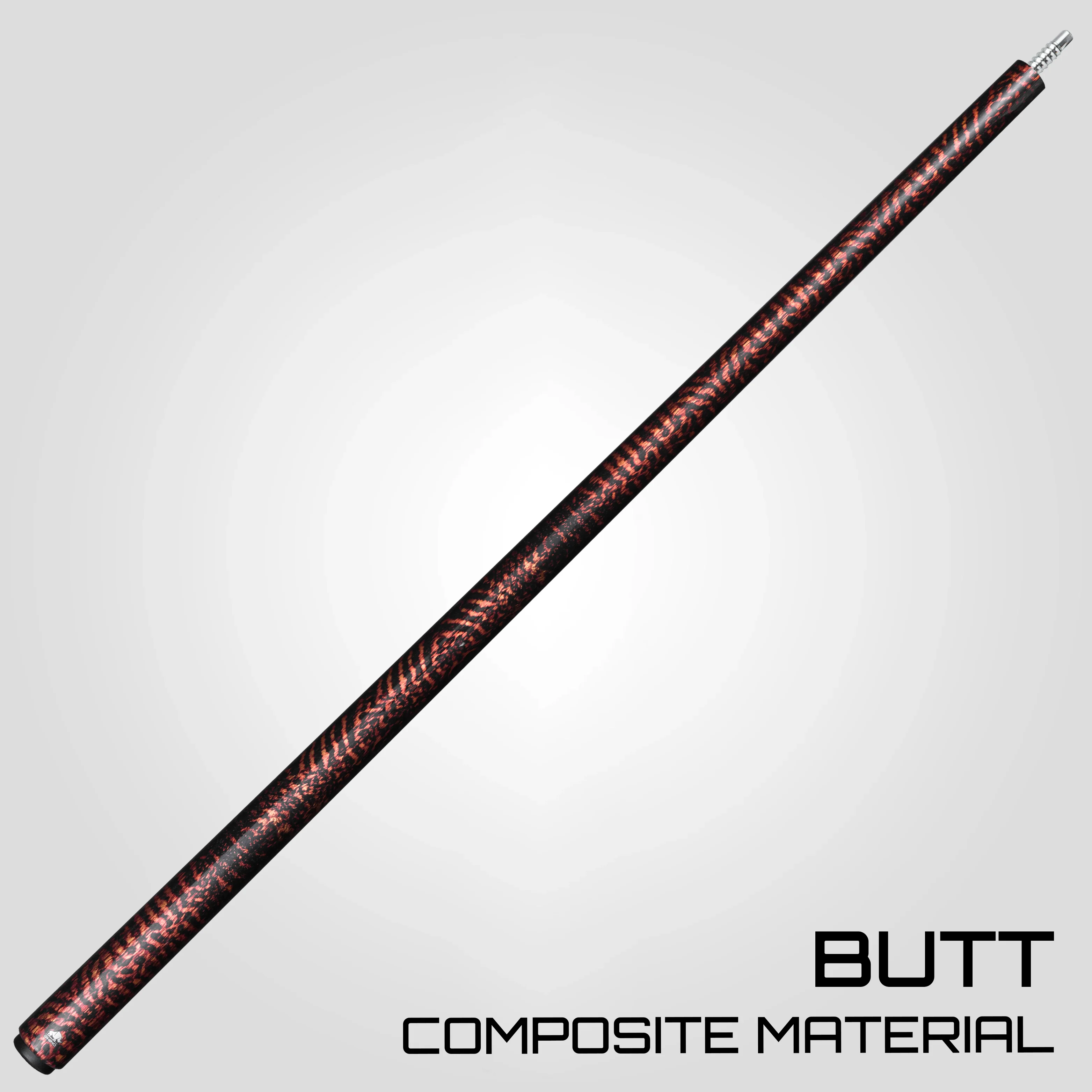 Rhino RETRÔ Pool Cue - Snake - Wrapless - Image 3