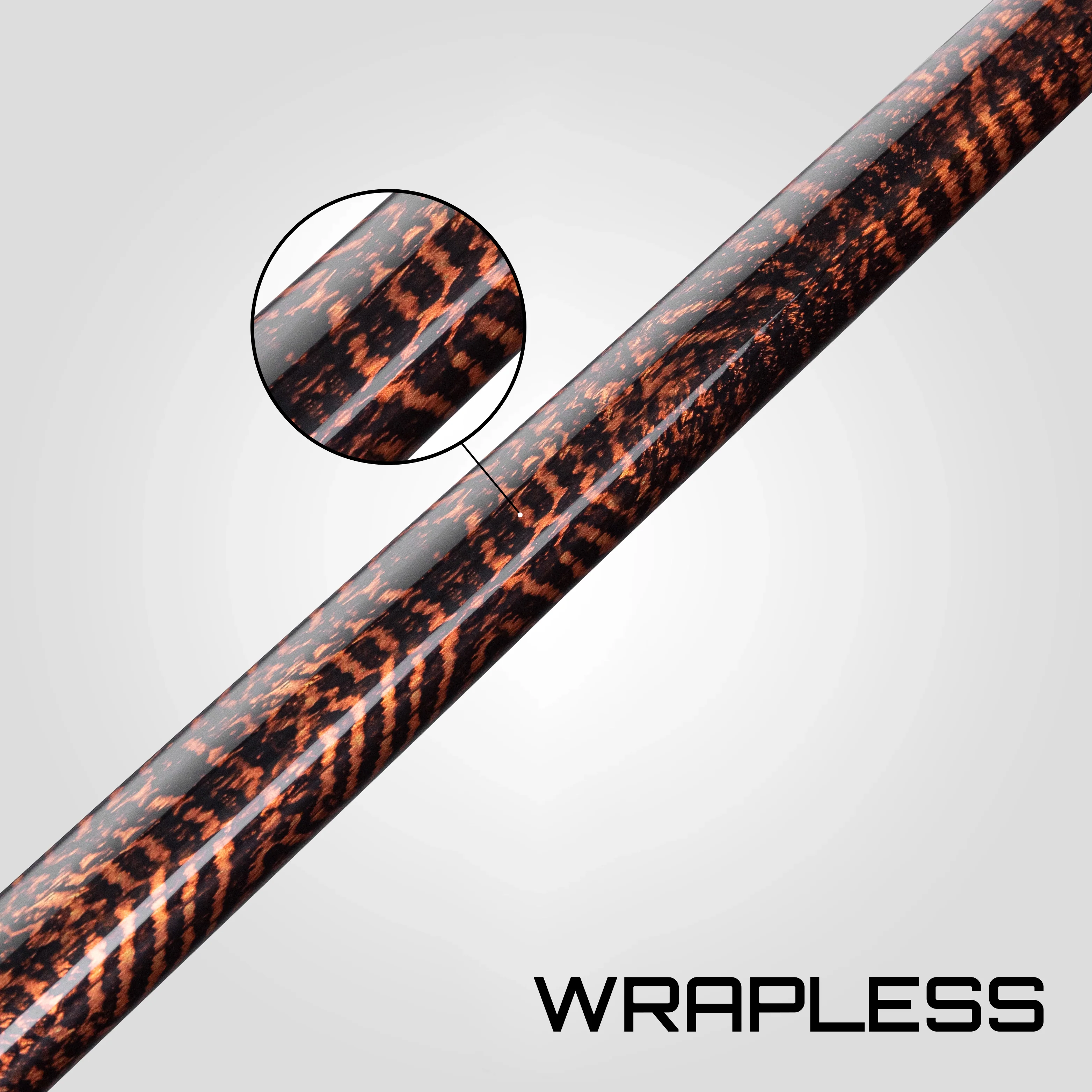 Rhino RETRÔ Pool Cue - Snake - Wrapless - Image 5